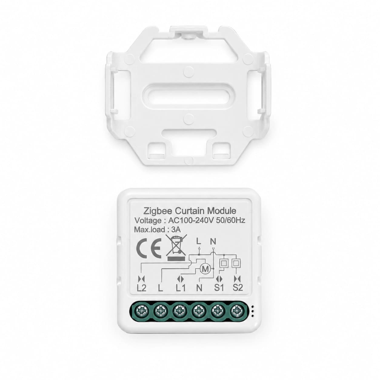 Controlador Smart de Automação de Cortina Zigbee 1 Gang (Atacado) - Miniatura 4