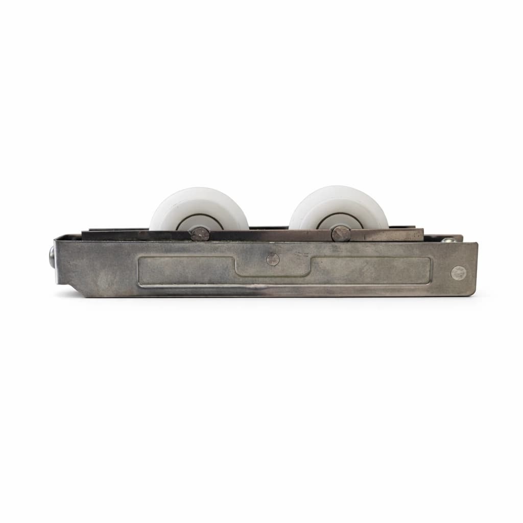 Roldana Inox Dupla RG-U200A para Trilho U - 200kg por Folha (Atacado) - Miniatura 2