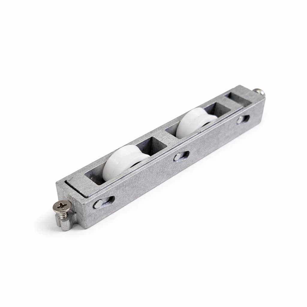 Roldana Dupla Suprema ROL 407 para Trilho Redondo - 240kg por Folha (Atacado) - Imagem 1