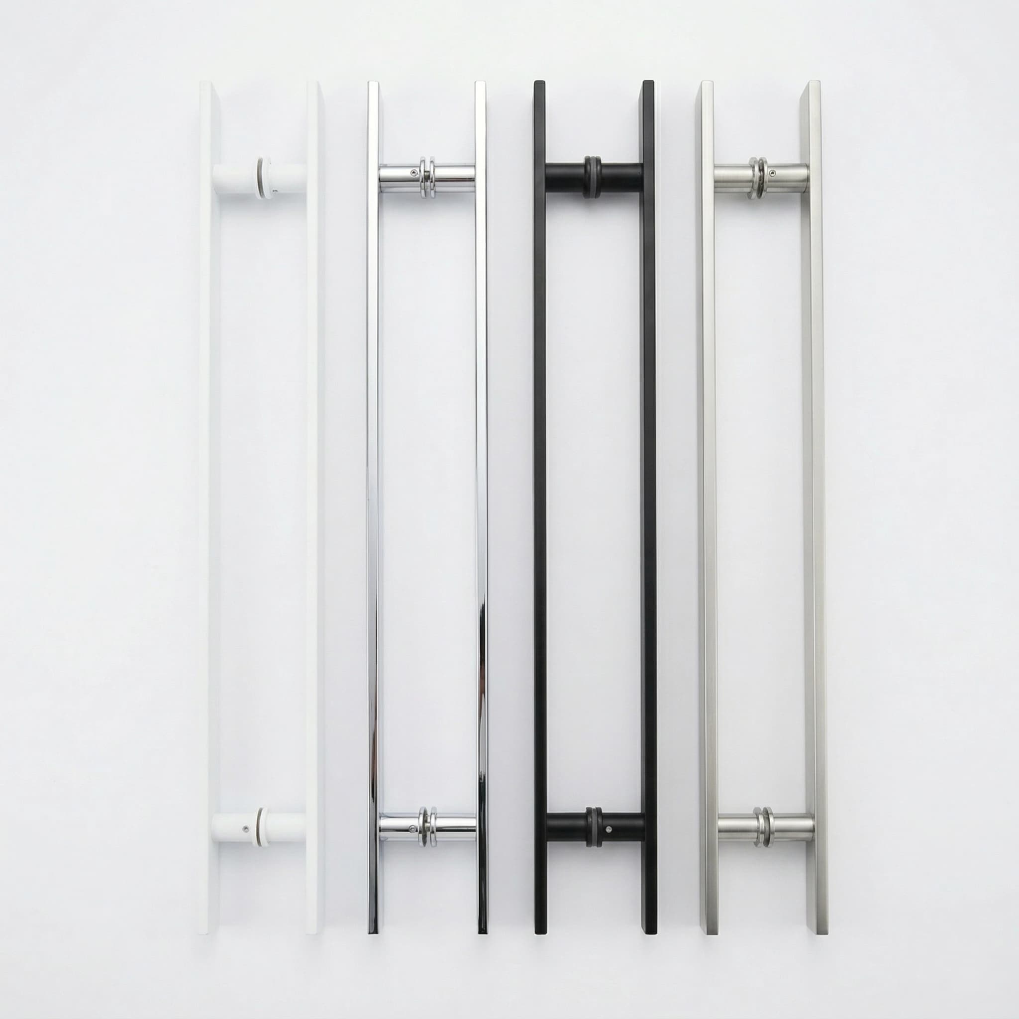 Puxador Alça Dupla Barra Chata Inox 304 1000x1200mm - Imagem 1