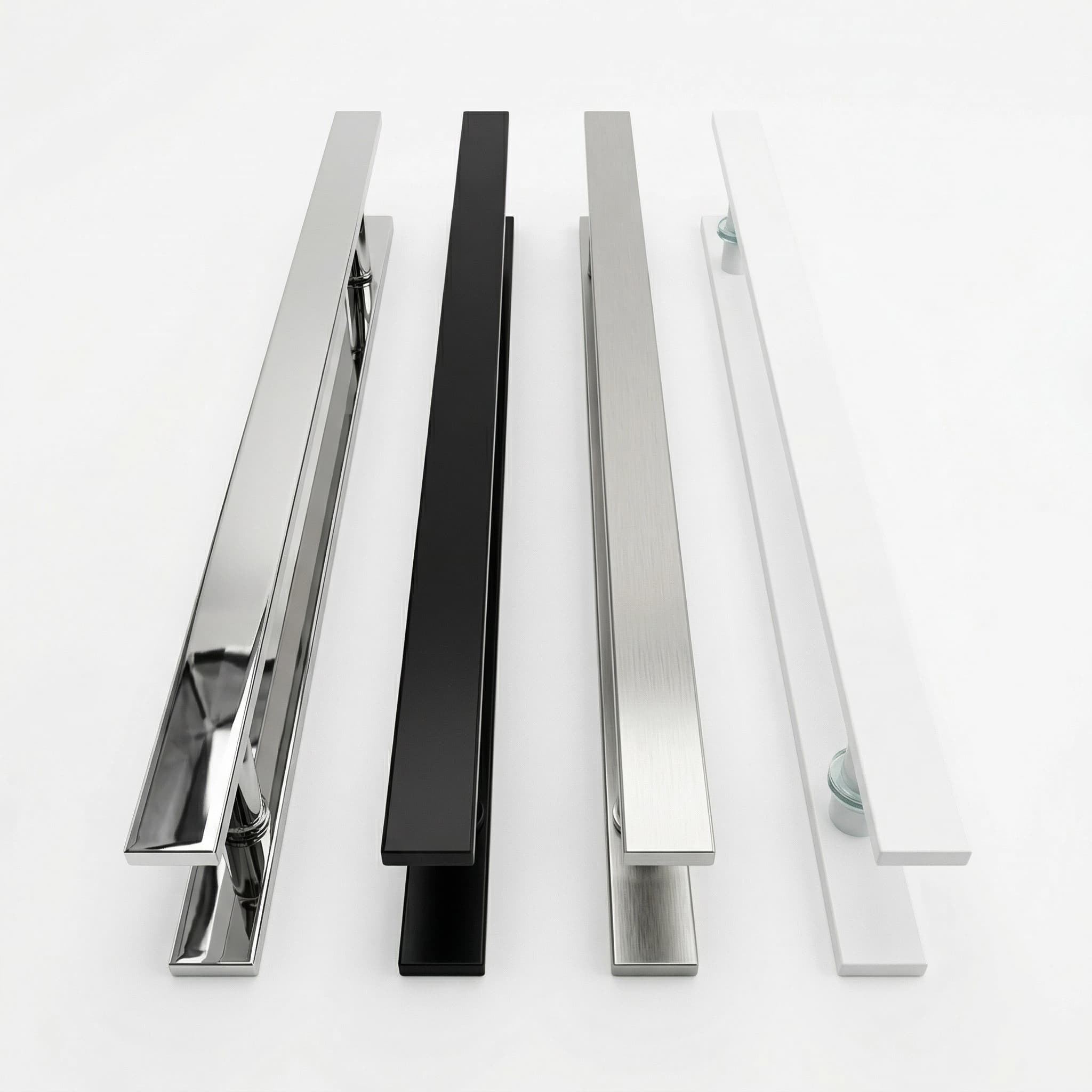 Puxador Alça Dupla Barra Chata Inox 304 800x1000mm - Miniatura 2