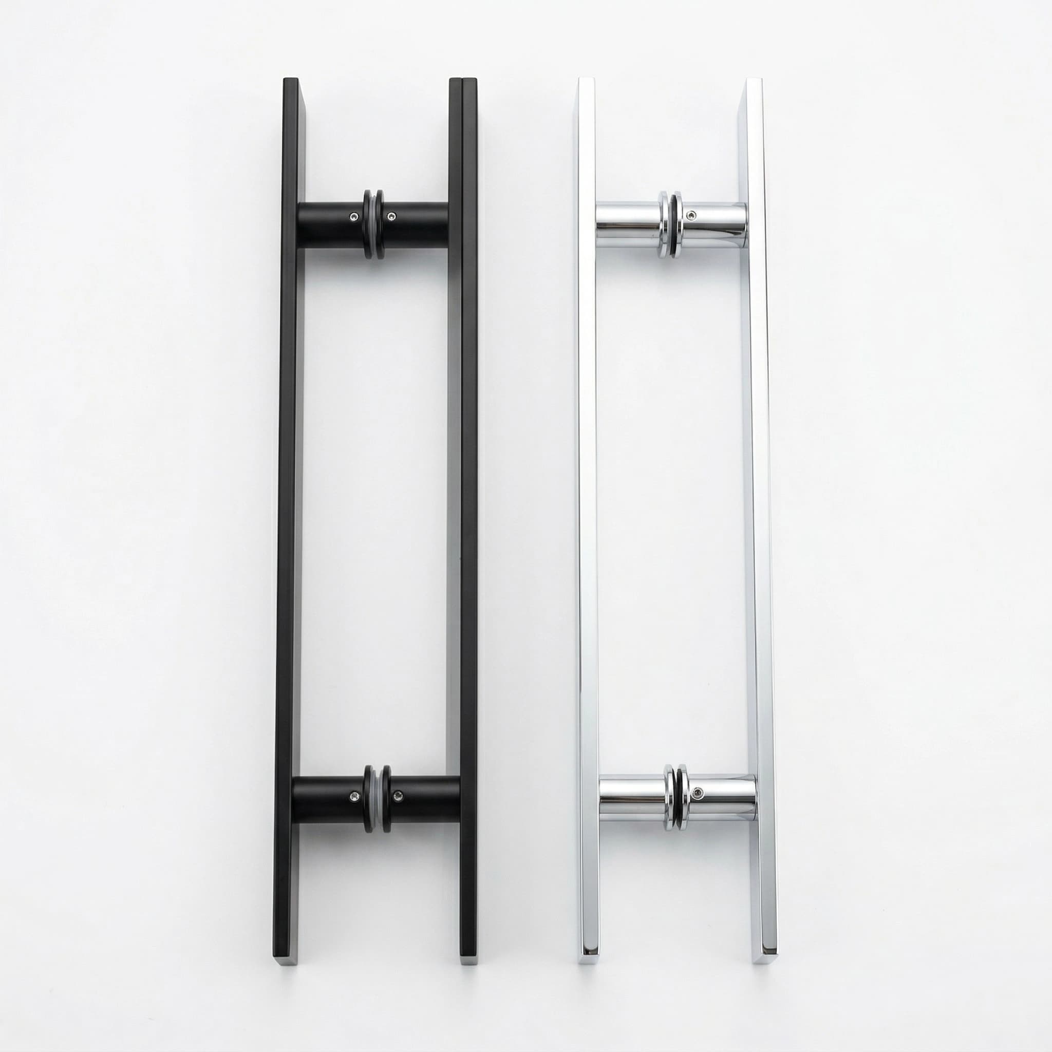 Puxador Alça Dupla Barra Chata Inox 304 300x400mm para Portas - Miniatura 2