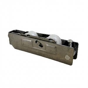 Roldana Suprema Inox Dupla RS-150 para Trilho Redondo - 150kg por Folha (Atacado)